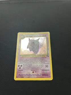 Gengar 5/62 | Base Set Fossil | Holo Pokemon Card HP - Image 2