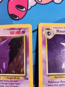 Gengar 5/62 Haunter 6/62 Holo Pokemon Card Fossil HP-DMG Good Binder copies - Image 4