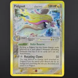 Pokemon Card - Pidgeot (Delta Species) 14/110 - EX Holon Phantoms - Excellent/NM - Image 1