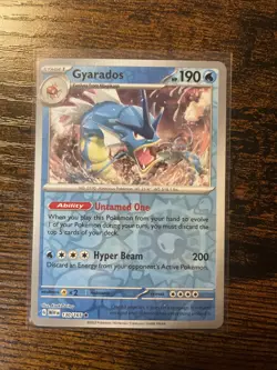 Gyarados Reverse Holo NM 130/165 Scarlet & Violet 151 Pokemon Card - Image 1