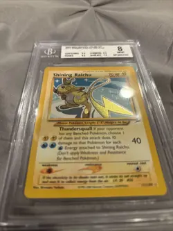 Pokemon TCG Shining Raichu Neo Destiny Holo Card 111/105 Secret Rare - Image 2
