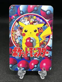 Gengar Pokemon Anime Playing Card Vintage Nintendo Japanese - Image 2