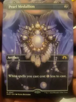 1x - Pearl Medallion - (borderless) - Modern Horizons 3 - NM MTG - Image 1