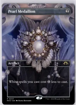Pearl Medallion (Borderless) Modern Horizons 3 Regular NM R 0347 - Image 1