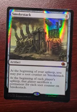 MTG Magic the Gathering Smokestack (11/15) FTV Annihilation NM FOIL - Image 1