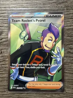 Pokemon TCG Team Rockets Petrel 226/182 SV Destined Rivals Ultra Rare Full Art - Image 1