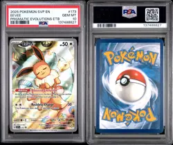 Pokemon TCG - Eevee #173 - Prismatic Evolutions - Black Star Promo - PSA 10 MINT - Image 3