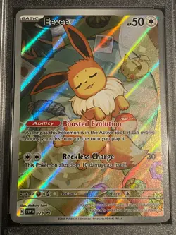 Eevee - English Prismatic Evolutions ETB Black Star Promo #173 PSA 10 GEM MINT! - Image 3