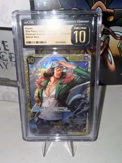 One Piece TCG Op02-121 Kuzan SEC JPN PRB01 CGC Pristine 10 - Image 1