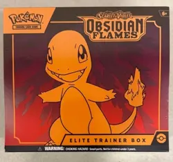 Pokemon Scarlet Violet Obsidian Flames Elite Trainer Box ETB Sealed 820650853913 - Image 1