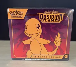 POKEMON SCARLET & VIOLET OBSIDIAN FLAMES FACTORY SEALED ELITE TRAINER BOX ETB - Image 1