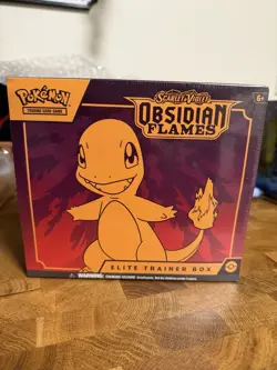 Obsidian Flames Elite Trainer Box ETB Scarlet & Violet Pokemon Card New & Sealed - Image 1