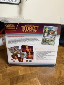 Obsidian Flames Elite Trainer Box ETB Scarlet & Violet Pokemon Card New & Sealed - Image 2