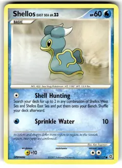 Pokemon - Shellos East Sea #106/132 - Secret Wonders Common - Image 1
