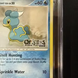 Shellos East Sea Pokemon 2008 Secret Wonders 106/132 Origins Game Fair - CGC 10 - Image 3