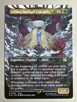 MTG / Jenova, Ancient Calamity / FIN / #346 / Regular (Borderless) / Rare / NM - Image 1