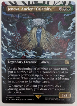 Jenova, Ancient Calamity (346) Borderless, Final Fantasy FIN, Magic MtG, Reg NM! - Image 1