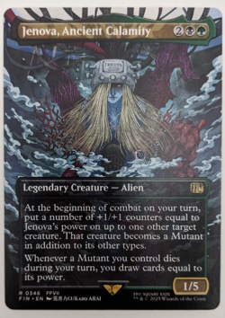 Jenova, Ancient Calamity (346) Borderless, Final Fantasy FIN, Magic MtG, Reg NM! - Image 1