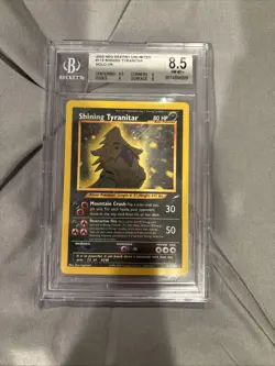 Pokemon Neo Destiny Shining Tyranitar Holo Card 113/105 BGS 8.5 - Image 1