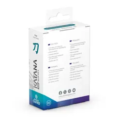 100 Ultimate Guard Katana Great Wave Card Sleeves Standard Size Deck Protectors - Image 3