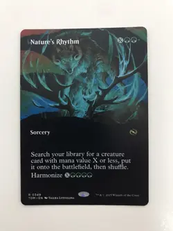 Nature's Rhythm Showcase MTG Magic the Gathering Card NM Near Mint TDM - Image 1