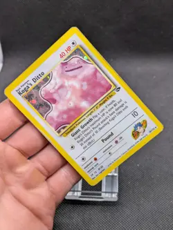 Pokemon Kogas Ditto 10/132 Holo Card Gym Challenge WOTC Played - Image 2