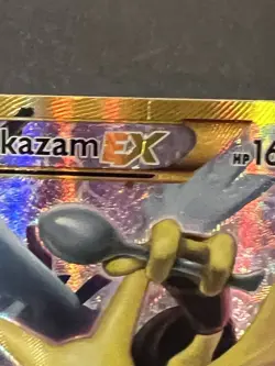 Pokemon TCG Alakazam EX Holo Full Art Ultra Rare 2016, 125/124 Card - Image 2