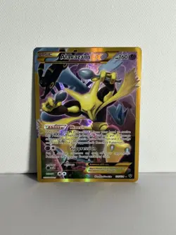 Pokemon TCG Alakazam EX Holo Ultra Rare 2016, 125/124 Card - Image 1