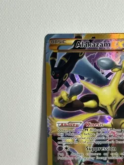 Pokemon TCG Alakazam EX Holo Ultra Rare 2016, 125/124 Card - Image 2