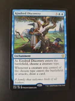 Kindred Discovery 81 MTG Commander Legends: Battle for Baldur's Gate CLB Rare NM - Image 1