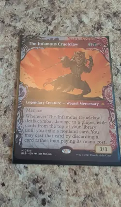 The Infamous Cruelclaw 334 Bloomburrow - Image 1