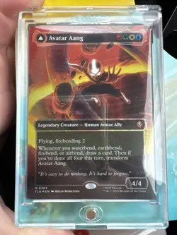 MTG Avatar Aang (Raised Foil) Avatar: The Last Airbender Foil #363 - Image 1
