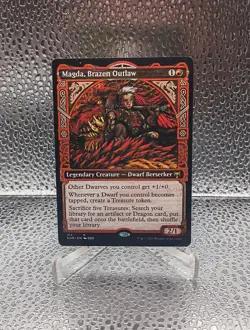 Magda, Brazen Outlaw (Showcase) Kaldheim Regular Magic The Gathering WOTC - Image 1