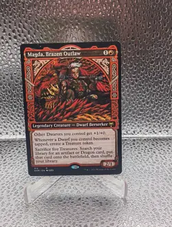 Magda, Brazen Outlaw (Showcase) Kaldheim Regular Magic The Gathering WOTC - Image 3