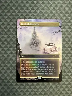 MTG Path of Ancestry #0914 Rainbow Foil R Secret Lair Drop Series (SLD) *dinged - Image 1