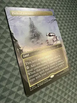 MTG Path of Ancestry #0914 Rainbow Foil R Secret Lair Drop Series (SLD) *dinged - Image 2