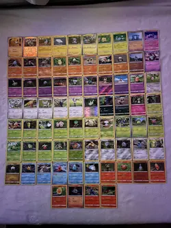 Pokemon TCG Yuka Morii Clay Pokemon 74 Card Lot - No Duplicates - LP/NM - Image 1