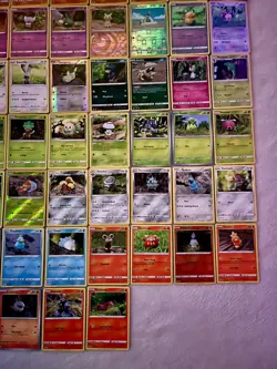 Pokemon TCG Yuka Morii Clay Pokemon 74 Card Lot - No Duplicates - LP/NM - Image 5