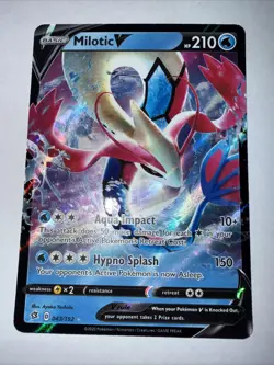 Pokemon TCG Milotic v Rebel Clash Holo Ultra Rare Card 043/192 NM Condition - Image 1