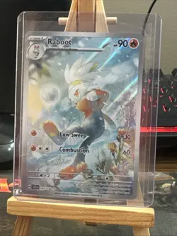 Pokemon TCG Raboot Stellar Crown Holo Card 147/142 Sv07 - Image 1
