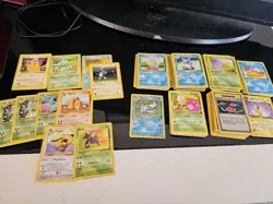 Vintage Pokemon Card Lot - Shadowless Pikachu / Bulbasaur...140+ Cards - Image 1