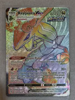 Rayquaza VMAX 217/203 Pokemon TCG Evolving Skies Secret Rare Rainbow 2021 Hyper - Image 1
