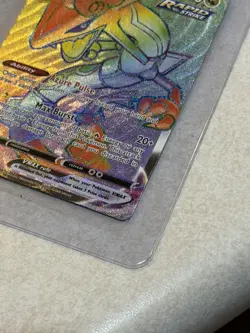 Rayquaza VMAX 217/203 Pokemon TCG Evolving Skies Secret Rare Rainbow 2021 Hyper - Image 4