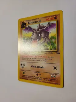 Pokemon TCG Aerodactyl Fossil 16/62 Rare NON Holo WOTC LP - Image 2