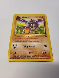 Pokemon TCG Aerodactyl Fossil 16/62 Rare NON Holo WOTC LP - Image 3