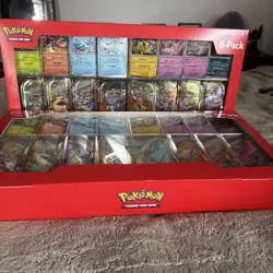 Pokemon TCG Prismatic Evolutions Mini Tins Sealed, 2 Costco 8 Pack - Image 3