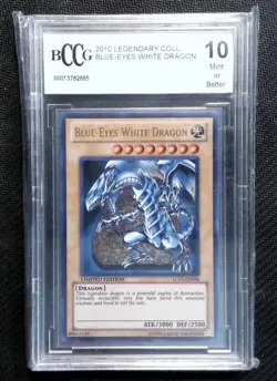 2010 Yugioh Limited Edition Blue Eyes White Dragon (Legendary Coll) BCCG 10 - Image 1