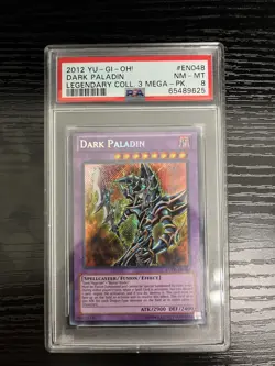 Dark Paladin LCYW-EN048 Unlimited Secret Rare Card PSA 8 NM MT Yu-Gi-Oh 2012 - Image 1