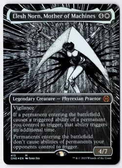 Elesh Norn, Mother of Machines - Foil - Borderless - MTG Phyrexia: ONE - RareCo - Image 1