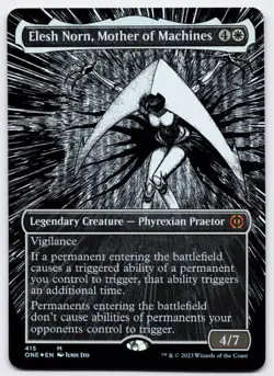 Elesh Norn, Mother of Machines - Foil - Borderless - MTG Phyrexia: ONE - RareCo - Image 1
